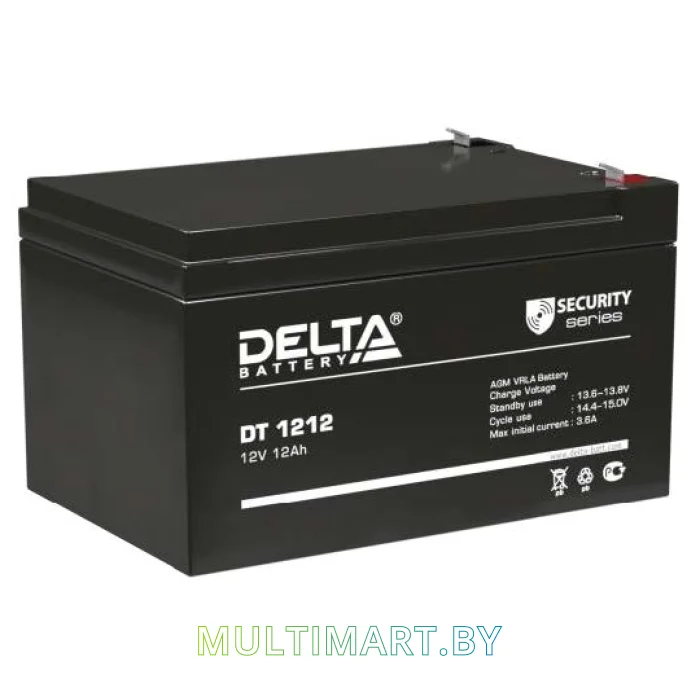 Аккумулятор для ИБП Delta DT 1212 (12В/12 А·ч)